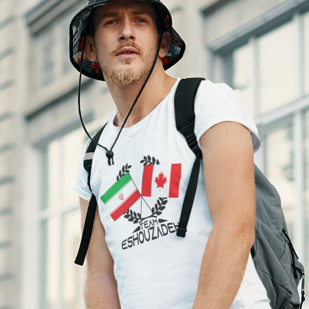 Team Eshouzadeh Men's T-Shirt , Black Logo