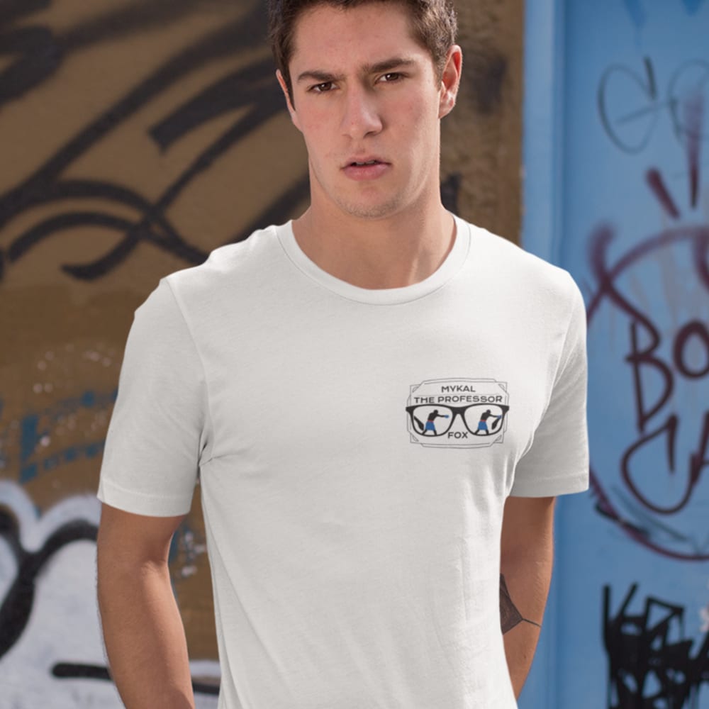 Mykal "The Professor" Fox Men's T-Shirt, Black Mini Logo