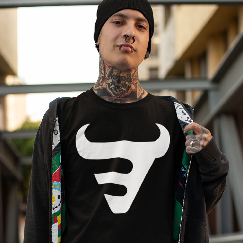 John Wayne Makdessi Men's T-Shirt Big Logo Light