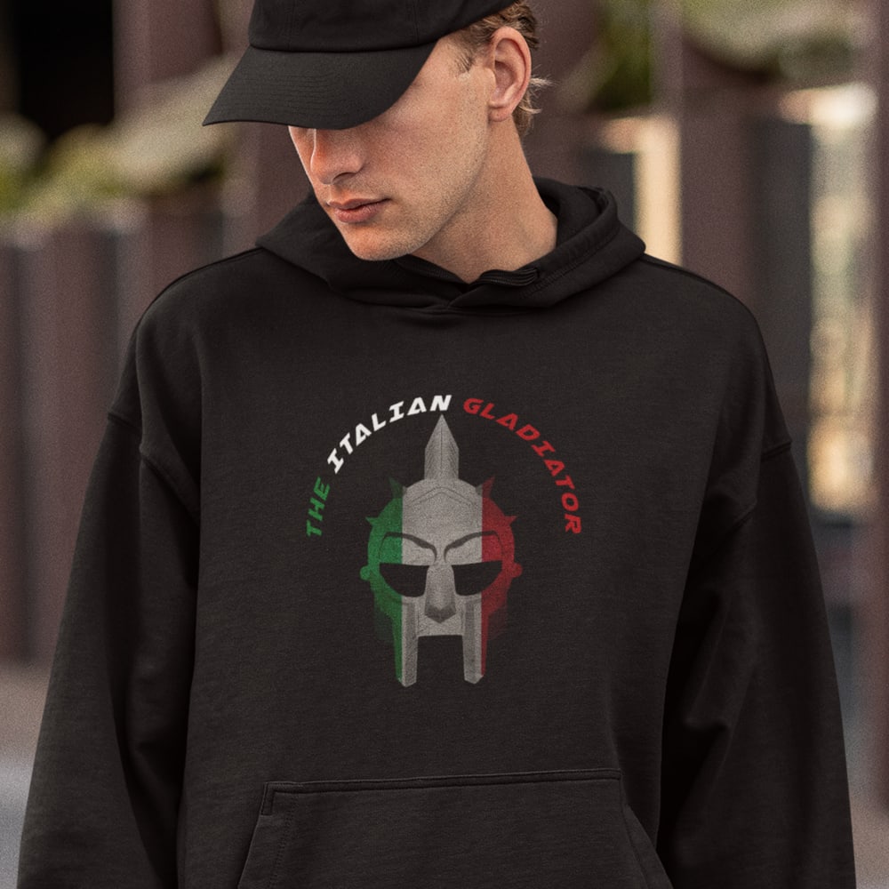 The Italian Gladiator Anthony Patanella Unisex Hoodie, Light Logo