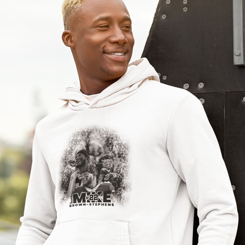 #22Michael Brown-Stephens Hoodie, Black Logo