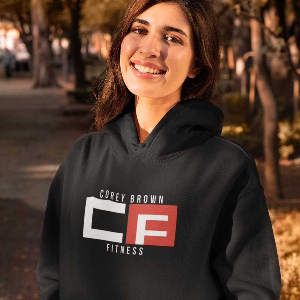 CB Fitness by Corey Brown Jr Unisex Hoodie, Light Logo