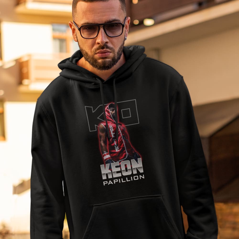 KO Keon Papillion Unisex Hoodie, Light Logo