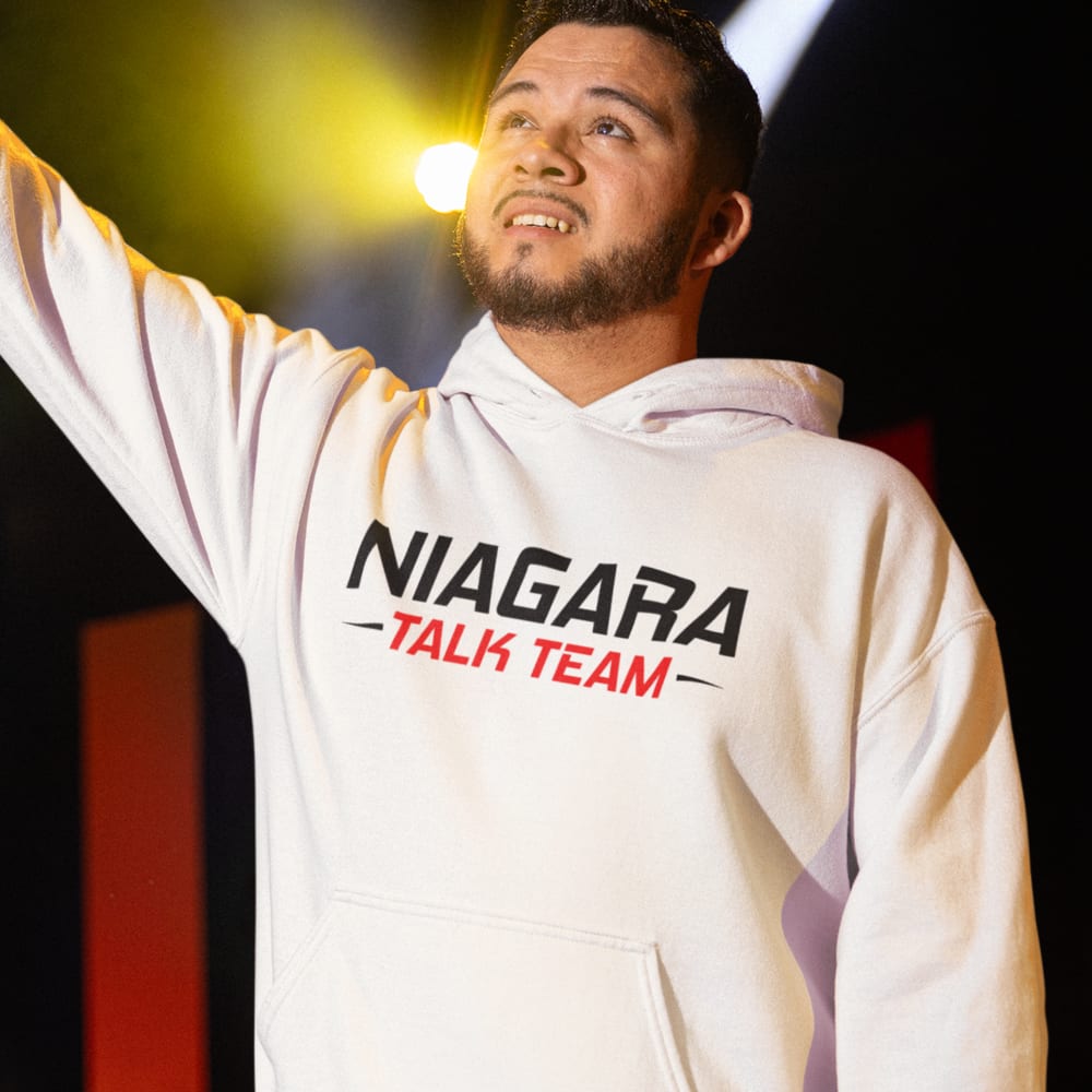 Niagara Talk Team V2 Unisex Hoodie, Dark Logo