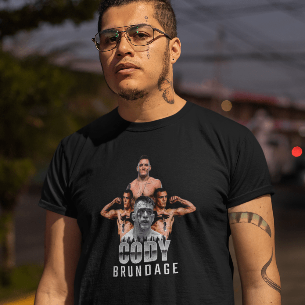 Cody Brundage Men's Shirt, White Logo