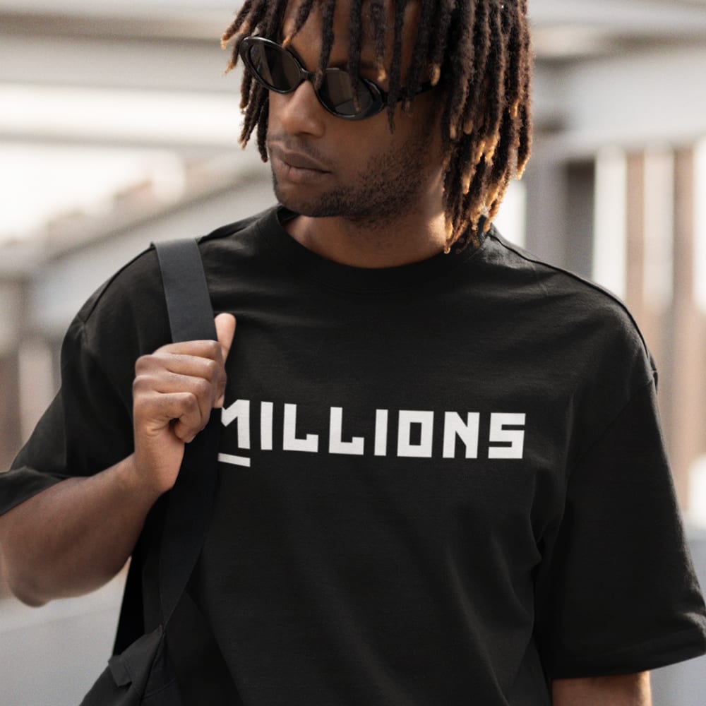 Millions T-shirt, White Logo