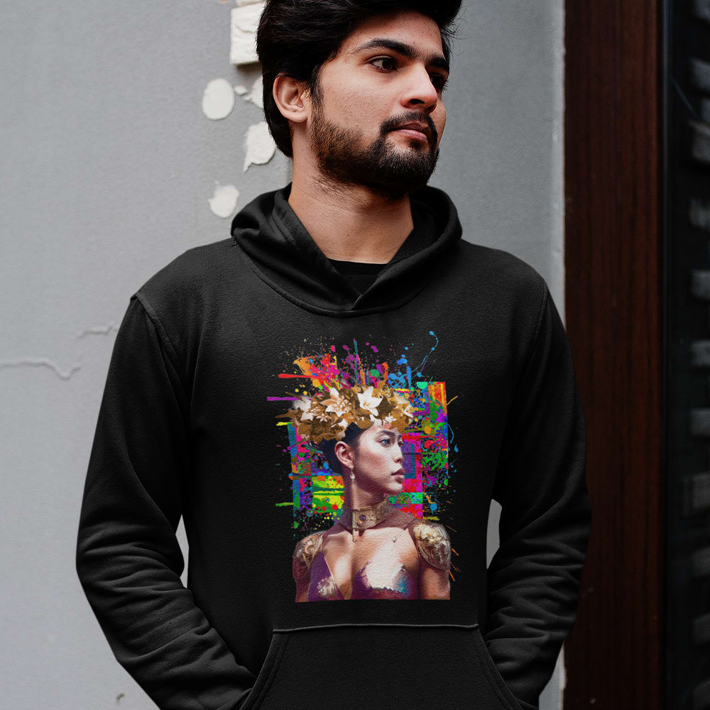 "Never Perfect Always A Work In Progress" by Desiree Wodicker, Hoodie, Light Logo
