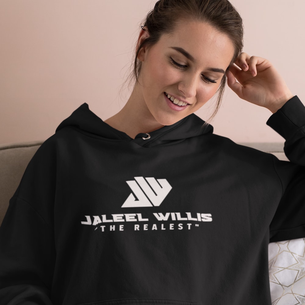 The Realest by Jaleel Willis Women's Hoodies, All White Logo
