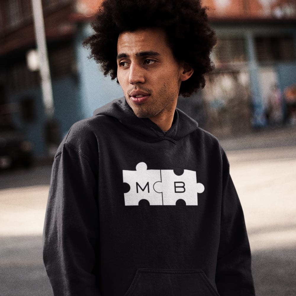 "MB" Hoodie by Mya Berk - White Logo