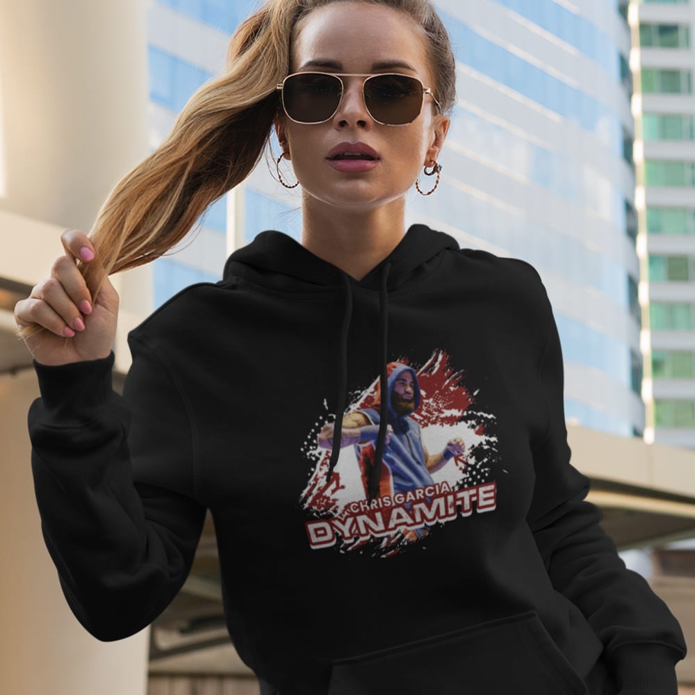 Chris Garcia Dynamite Unisex Hoodie, Light Logo