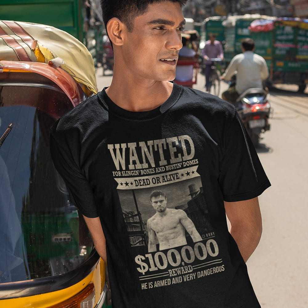 Peek Nation in Wanted Design by Trevor Peek T-Shirt, Light Logo