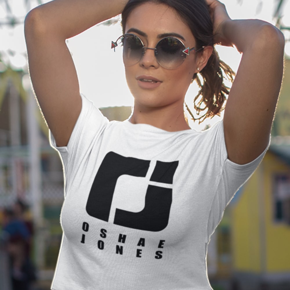 O'shae Jones Women's T-shirt, Black Logo