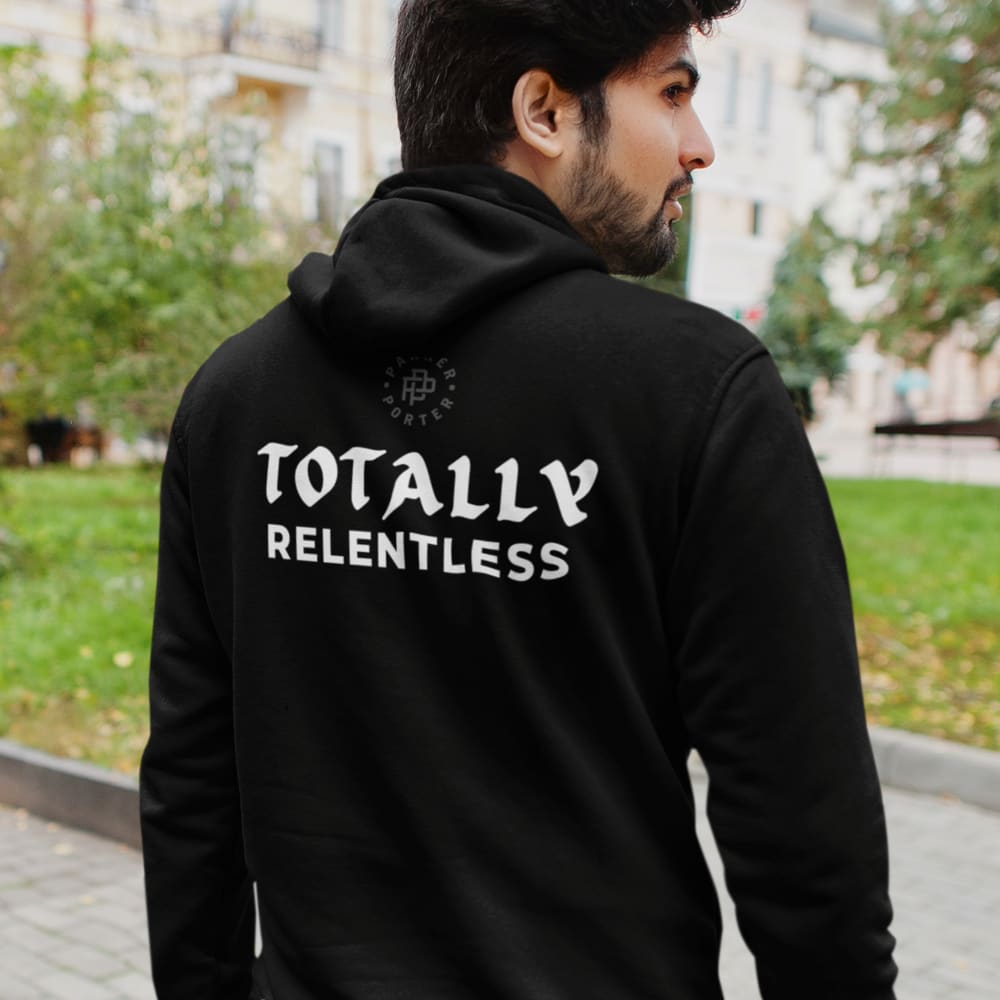 Totally Relentless, Black Men's Hoodie