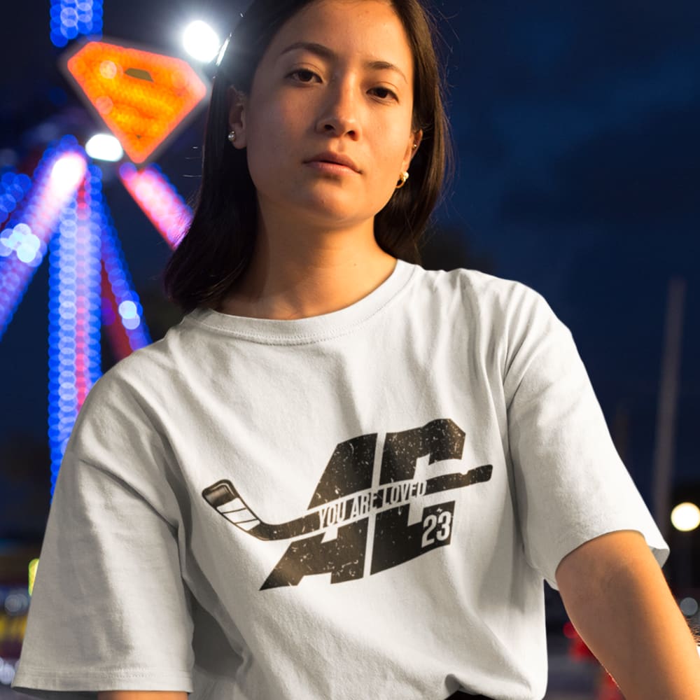 AC You Loved by Ashley Clark T-Shirt , Black Logo