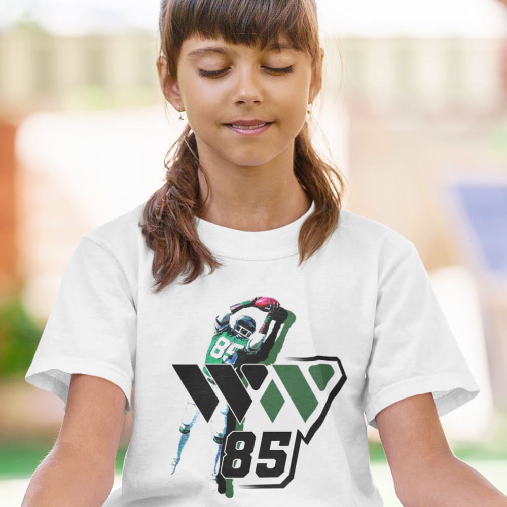  Love Them Smiles by Wesley Walker Youth T-Shirt, Green in Dark Logo