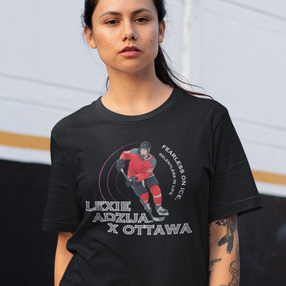 Fearless on Ice Lexie Adzija T-Shirt, Light Logo