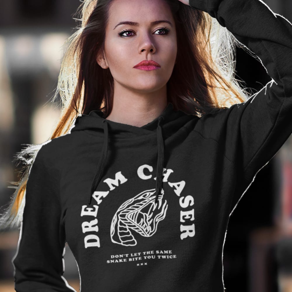 Dream Chaser by Jerome Black, Women's Hoodie, Light Logo