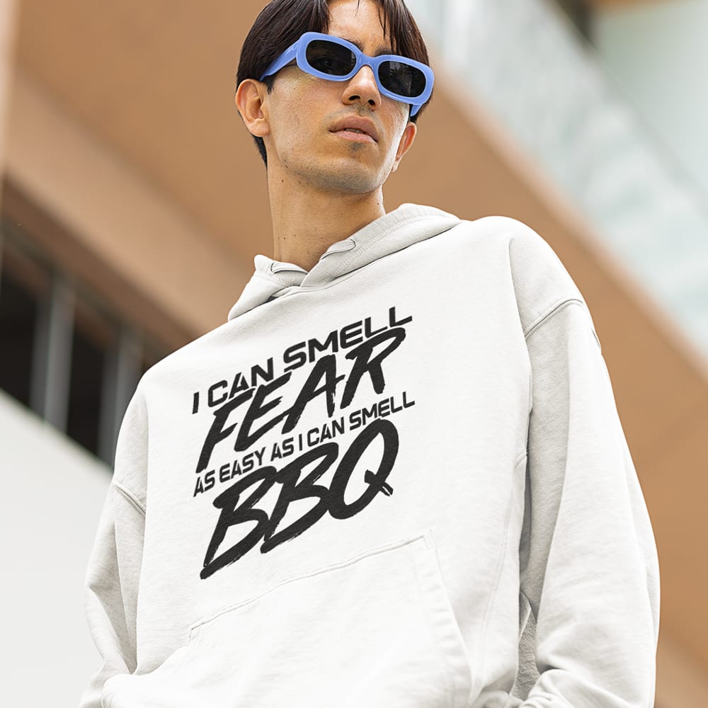 Fear & BBQ by Trevor Peek Unisex Hoodie, Dark Logo