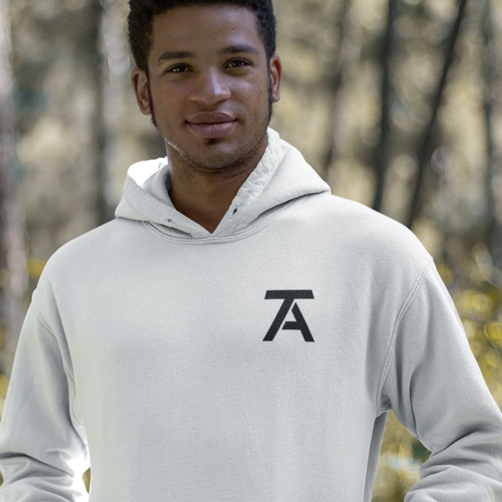 Troy Anderson Jr. Men's Hoodie, Black Logo Mini