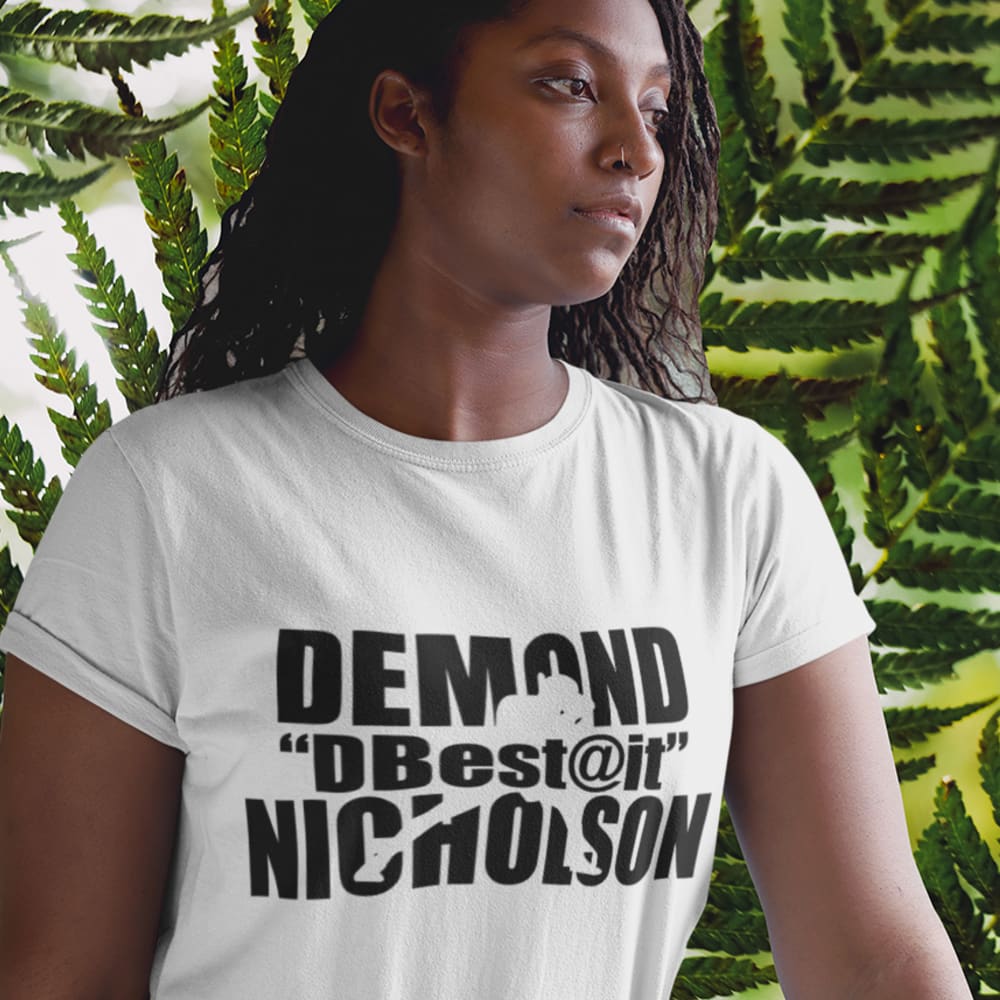 "DBest@It" by Demond Nicholson, Women's T-Shirt Black Logo