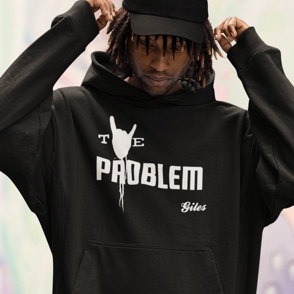 The Problem Giles by Trevin Giles, Men's Hoodie, White Logo