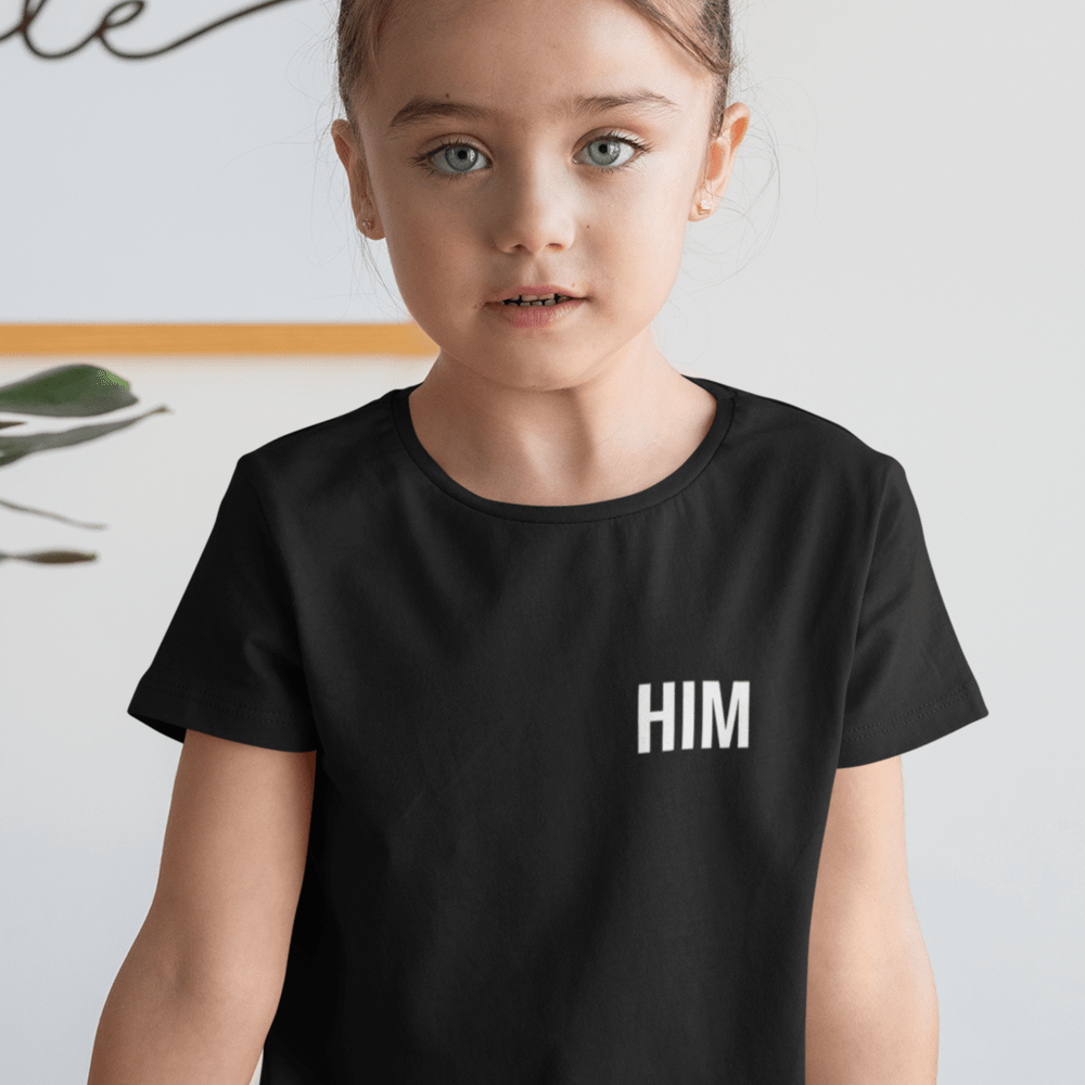  HIM by Juju Alexander Youth T-Shirt, White Logo