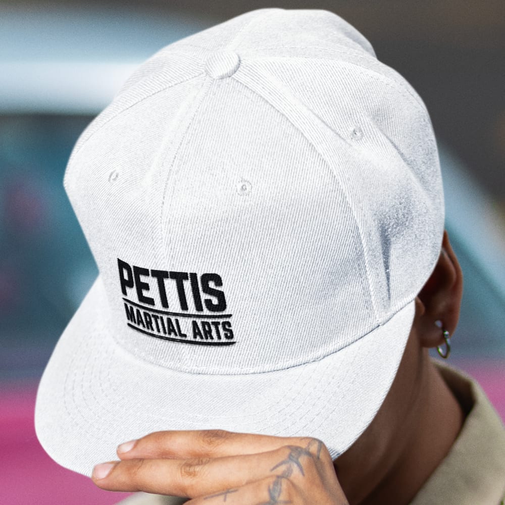 Pettis Martial Arts Gym Hat, Black Logo