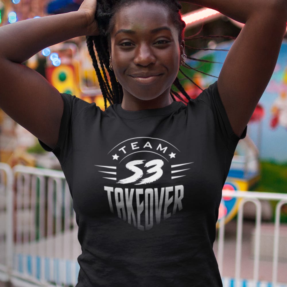 Team Takeover by Samuel Arnold Unisex T-Shirt, White Logo