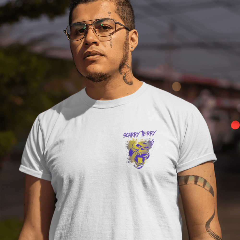 “Golden APE” by Terry Hunter Jr T-Shirt, Mini Logo