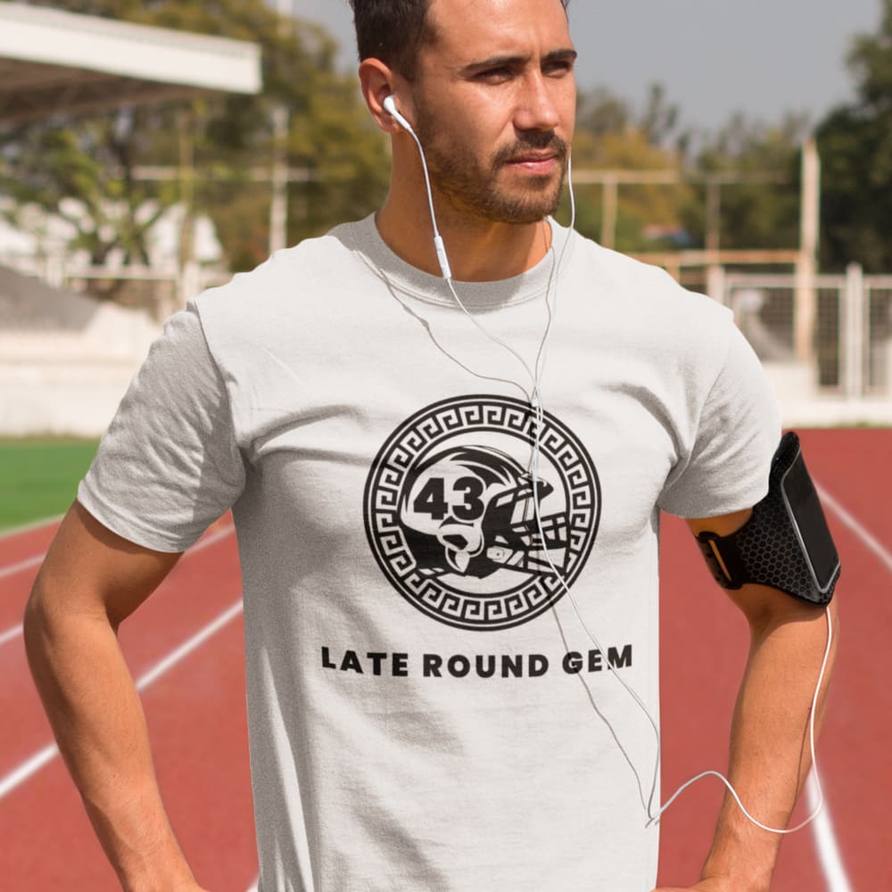 Late Round Gem Lonnie Young T-Shirt, Black Logo