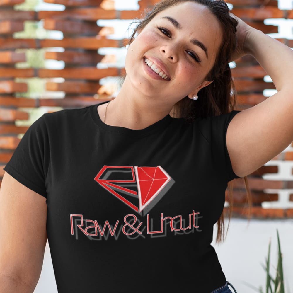 Raw & Uncut T-Shirt Red Logo