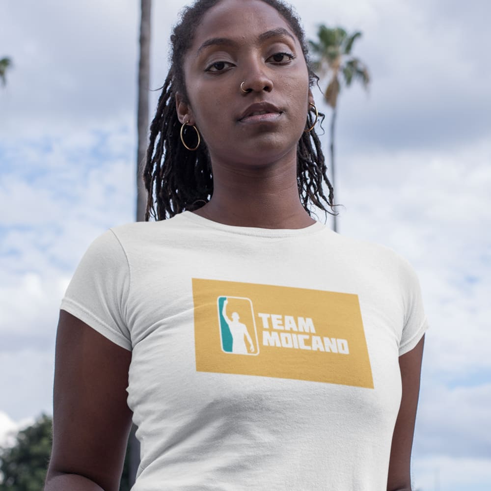 Team Moicano Women's T-Shirt, Yellow Logo