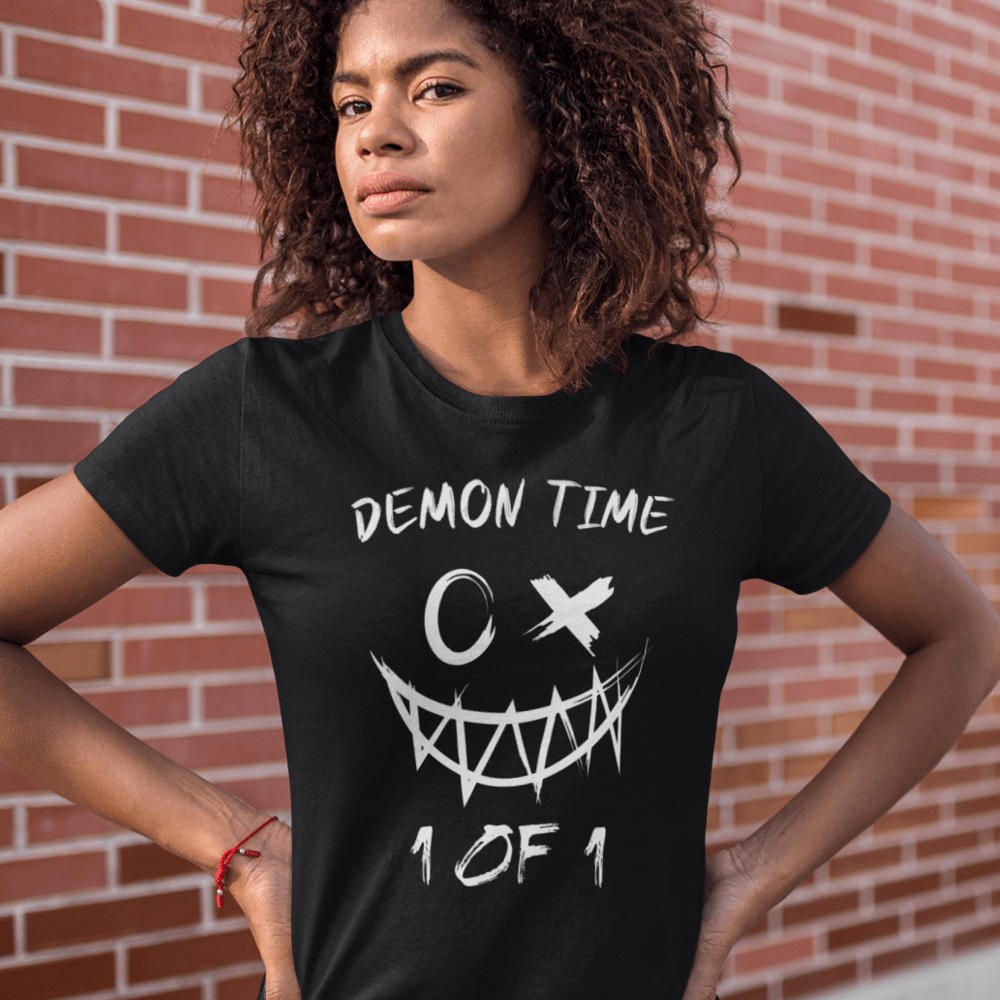  1 OF 1 by Alayzah Foster - Unisex T-Shirt , Light Logo