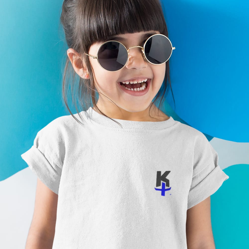 KT II by Kenny Thomas Youth T-Shirt, Black and Blue Logo
