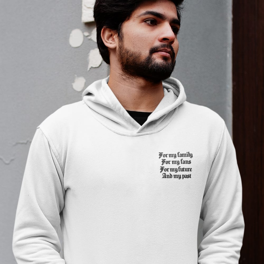 Family, Fans, Future & Past by Thomas Gore Unisex Hoodie, Black Logo