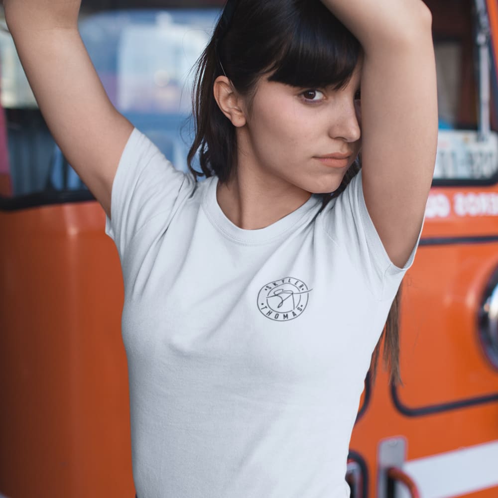 Skyler Thomas Women's T-Shirt, Black Mini Logo