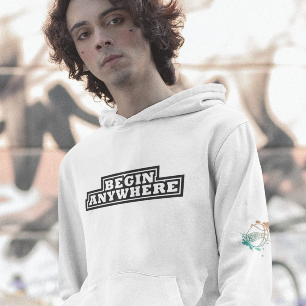 "Begin Anywhere" Men's Hoodie by Jonathan Bryant II