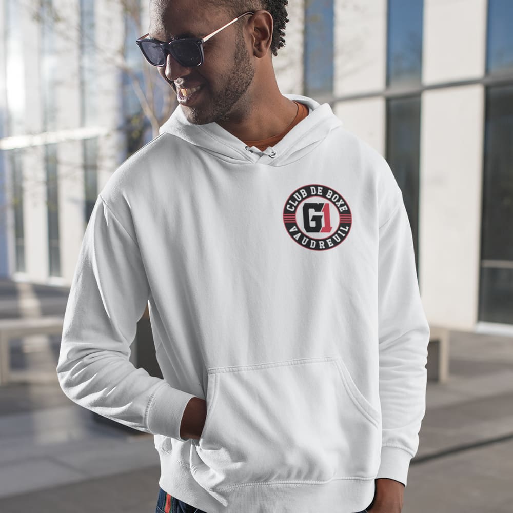 G1 Boxing Club Men's Hoodies, Round Mini Logo