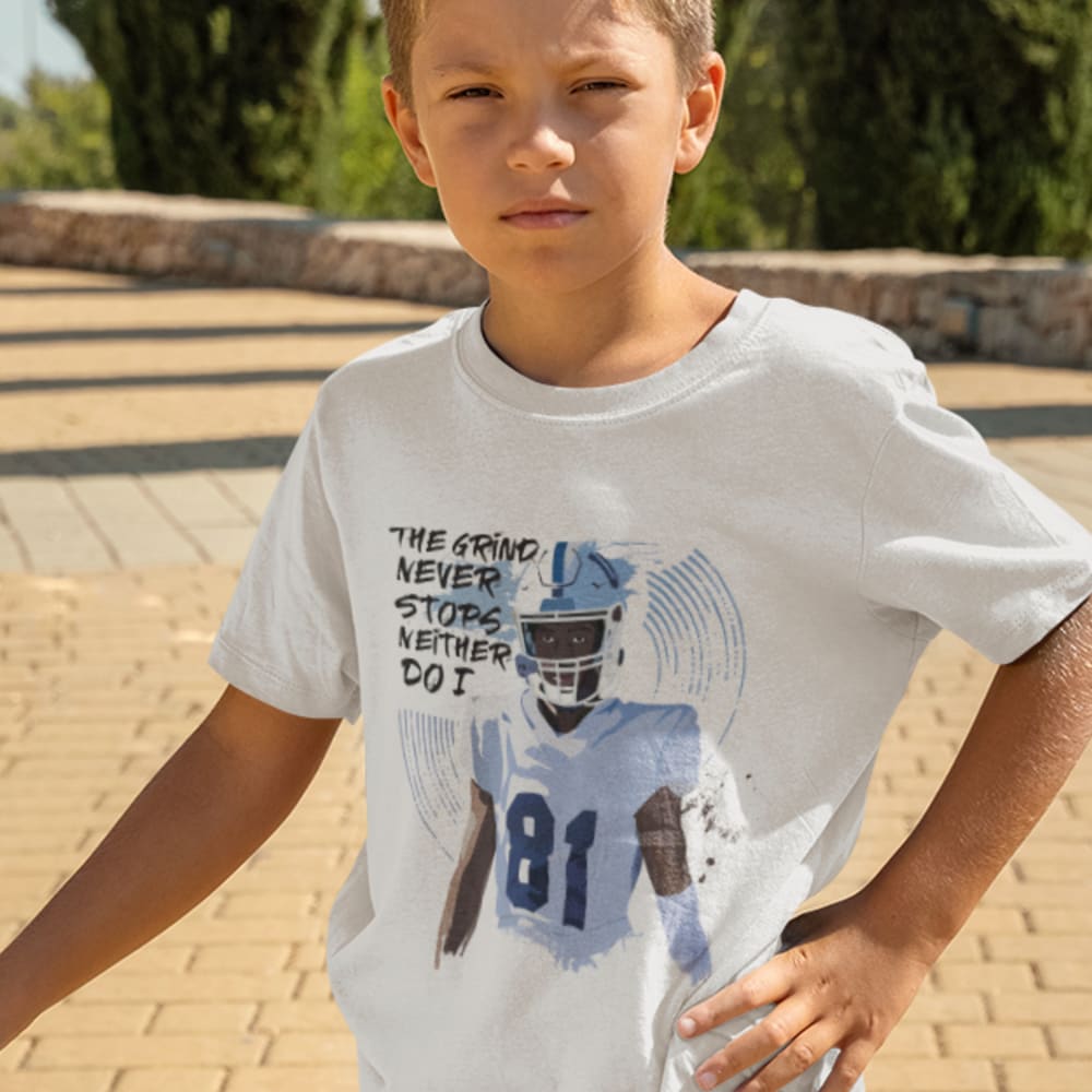 The Grind Never Stops by Aderias Ealy Youth T-Shirt