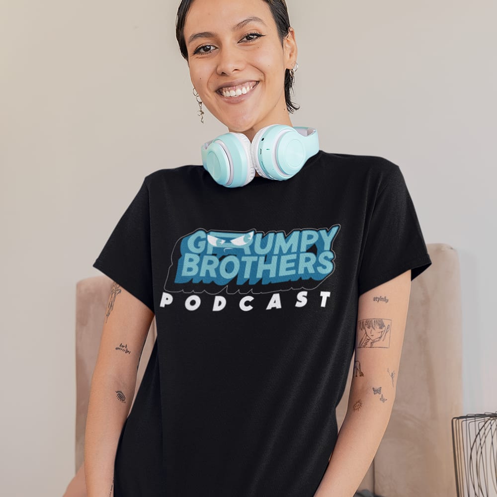 Grumpy Brothers Podcast T-Shirt, Light Logo