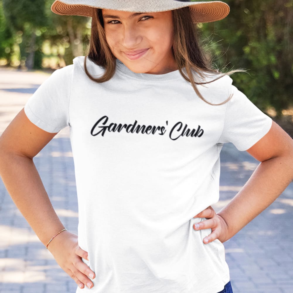 Gardner’s Club by Gardner Williams Youth T-Shirt, Black Logo