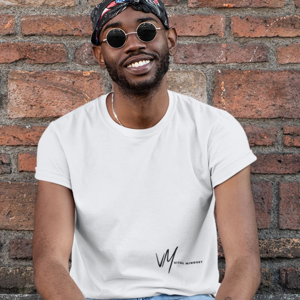"VM" by Jashon Hubbard Men's T-Shirt Dark Logo
