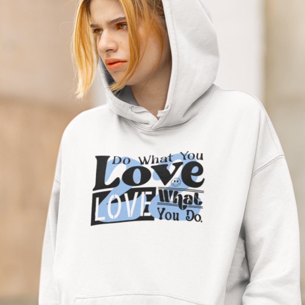 Love 22 by Hanna Tulli Unisex Hoodie, Dark Logo