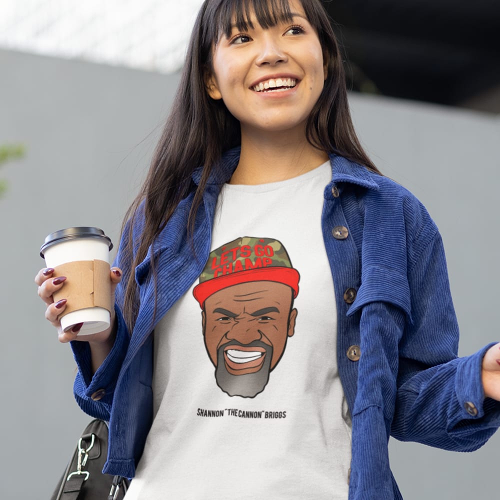 "Let's Go Champ" Army  by Shannon Briggs Women's T-Shirt