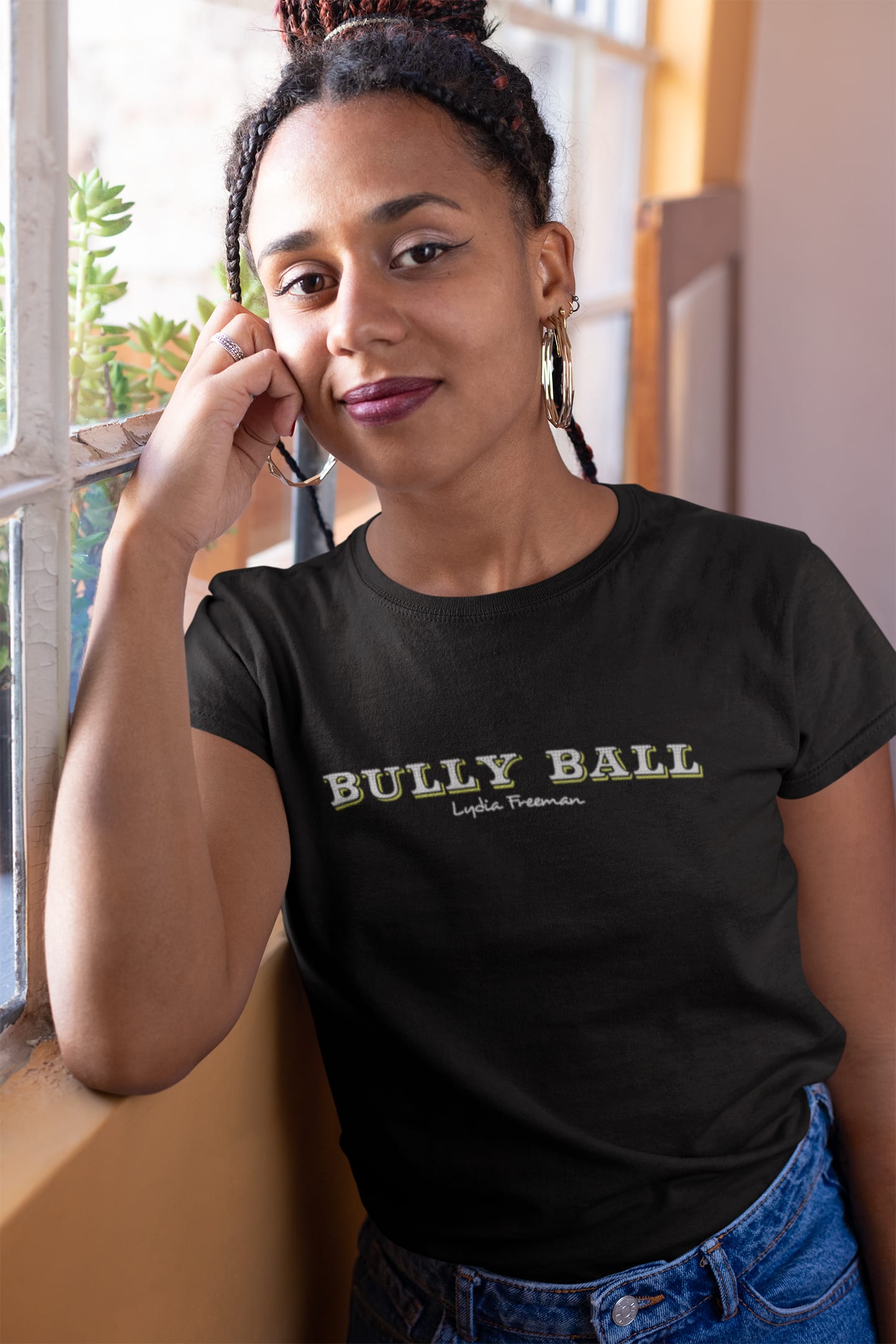 Bully Ball by Lydia Freeman Unisex T-Shirt, Light Logo 