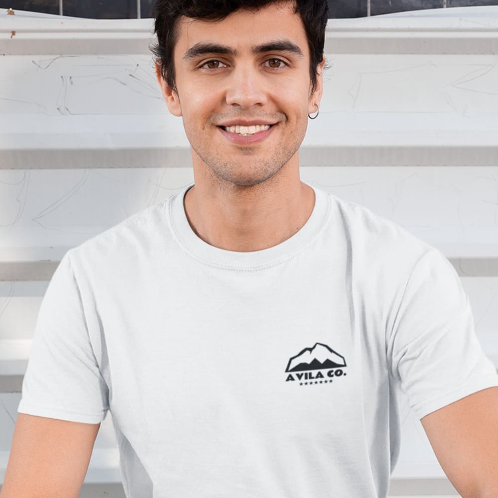 AVILA CO. by Guillermo Granier Men's T-Shirt, All Black Mini Logo
