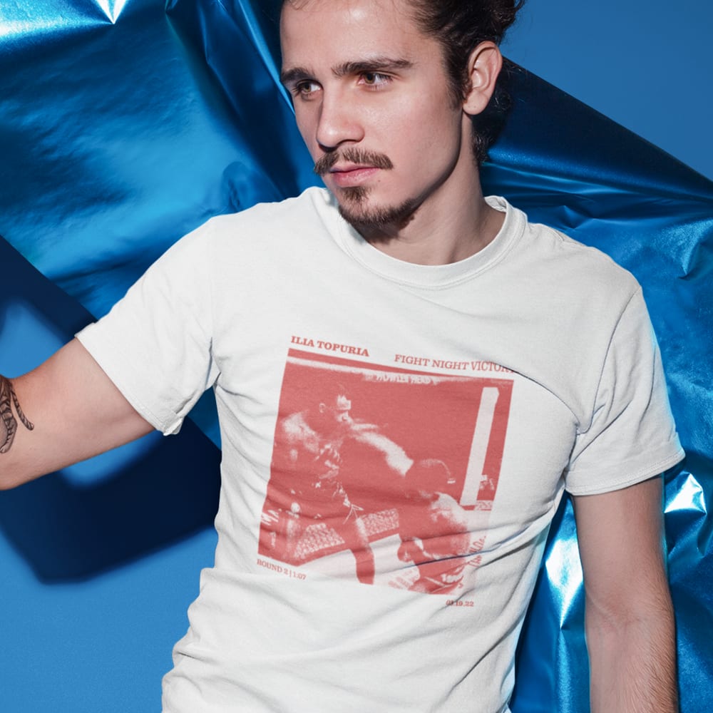 Ilia Topuria Fight Night Victory Men's T-Shirt
