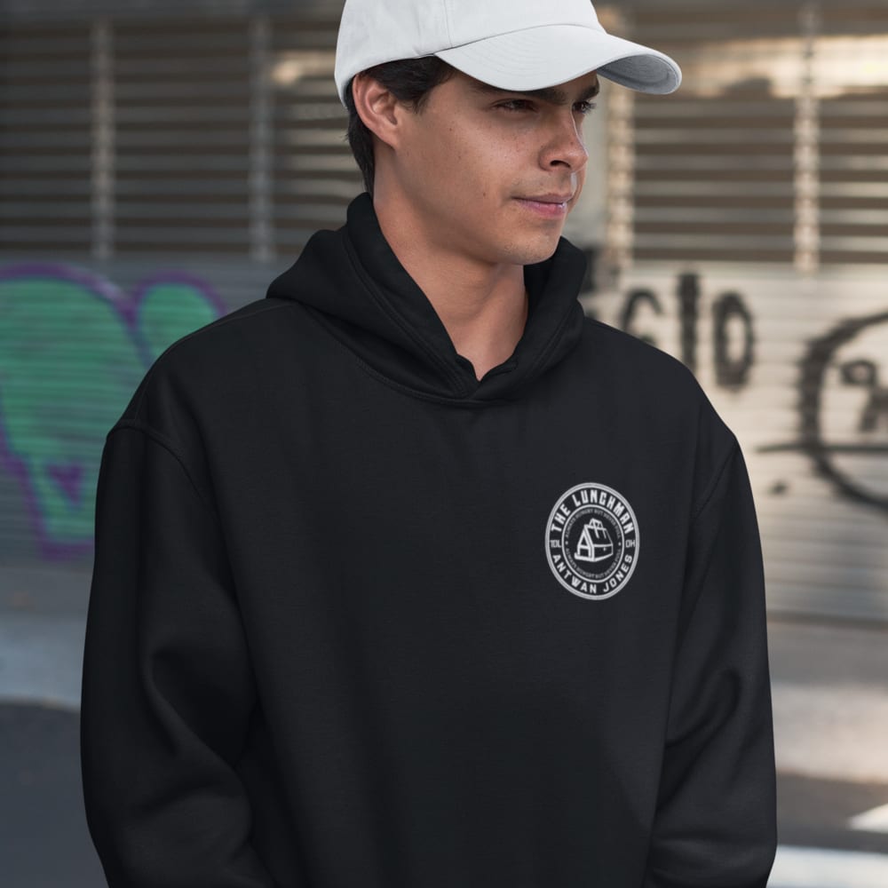 Lunchman by Antwan Jones, Men's Hoodie, Light Logo Mini