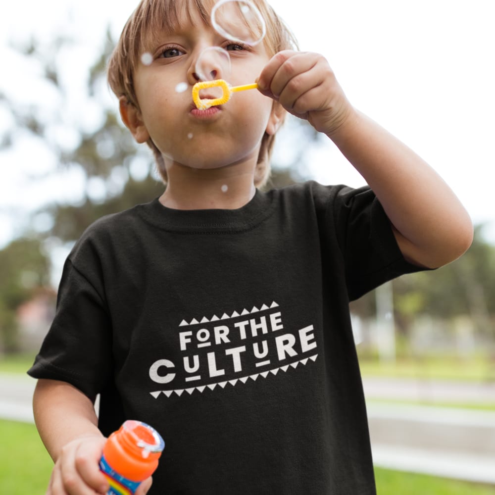 For The Culture by Amir Byrd Youth T-Shirt, Light Logo