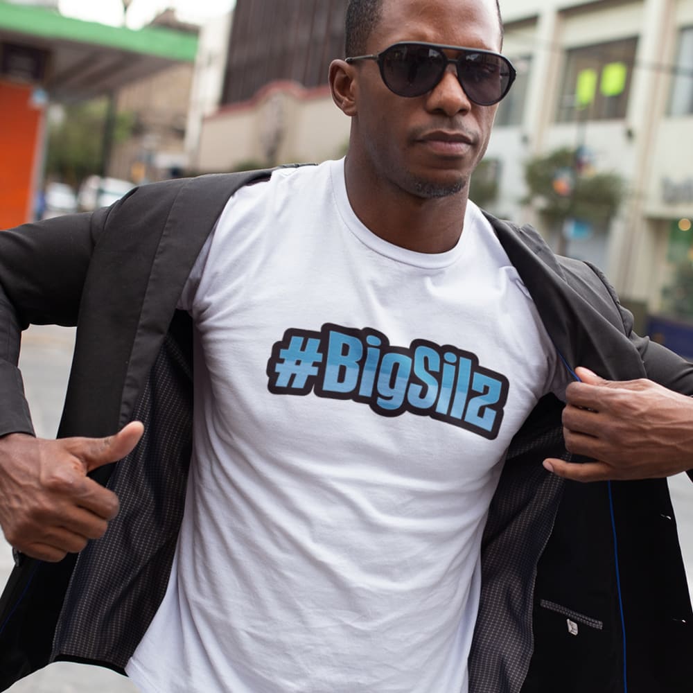 #BigSilz by Dan Sileo T-Shirt, Blue Logo